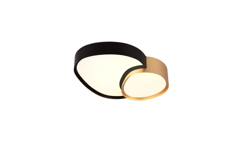 Taklampa TRIO Rise 43 cm, Svart/guld - 43 cm, Svart/guld — Trio Lighting