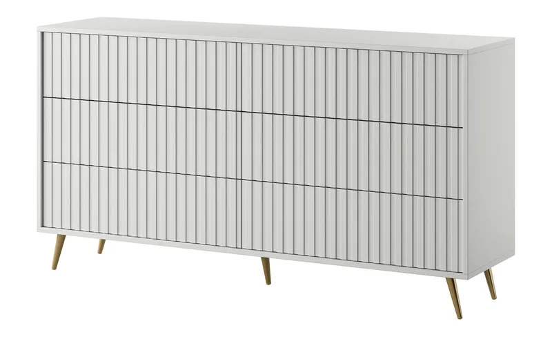 Tapas Byrå 154 cm - Vit — Vit