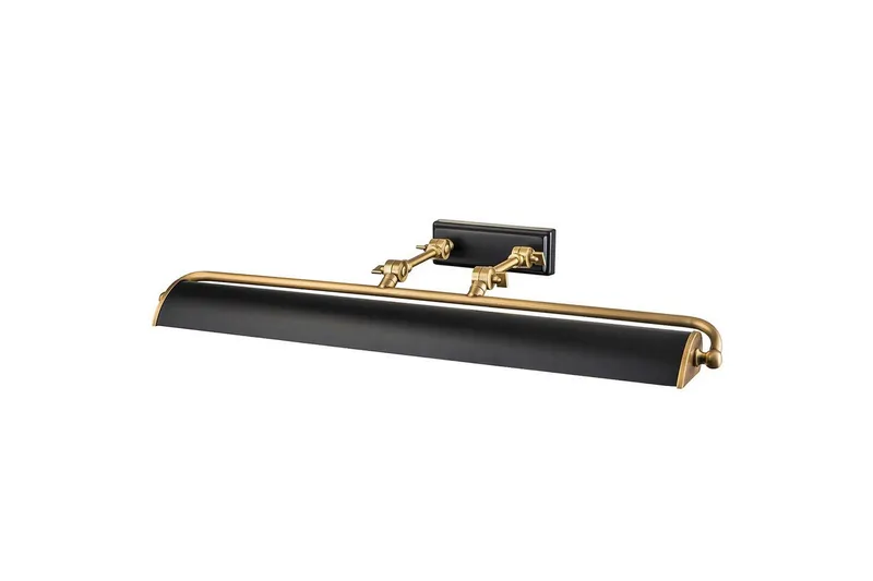 Tavelbelysning Elstead Lighting Winchfield 703x127x318 mm, Åldrad mässing & Matt svart - 703x127x318 mm, Åldrad mässing & Matt svart — 703x127x318 mm, Åldrad mässing & Matt svart