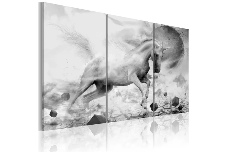 Tavla A unicorn on the edge of the world 90x60 - Artgeist sp. z o. o. — Artgeist sp. z o. o.