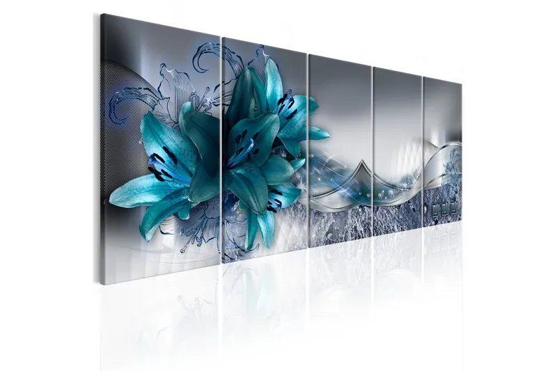 Tavla Arctic Lilies 200x80 - Artgeist sp. z o. o. — Artgeist sp. z o. o.
