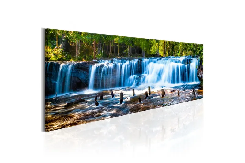 Tavla Beautiful Waterfall 120x40 - Artgeist sp. z o. o. — Artgeist sp. z o. o.