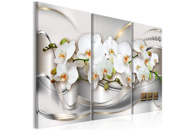 Tavla Blooming Orchids 120x80 - Artgeist sp. z o. o. — Artgeist sp. z o. o.