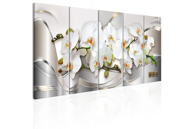 Tavla Blooming Orchids 200x80 - Artgeist sp. z o. o. — Artgeist sp. z o. o.
