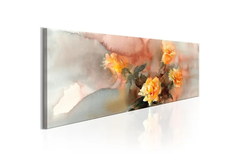 Tavla Bouquet Of Yellow Roses 120x40 - Artgeist sp. z o. o. — Artgeist sp. z o. o.
