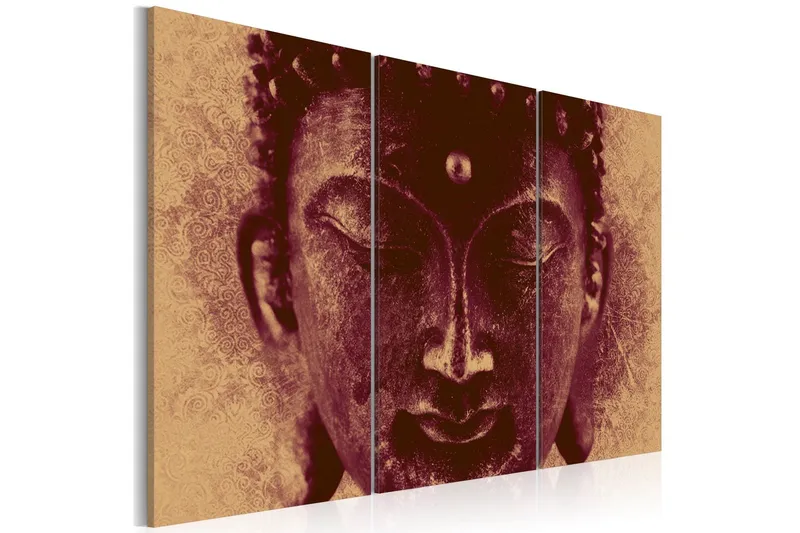 Tavla Buddha Face 60x40 - Artgeist sp. z o. o. — Artgeist sp. z o. o.