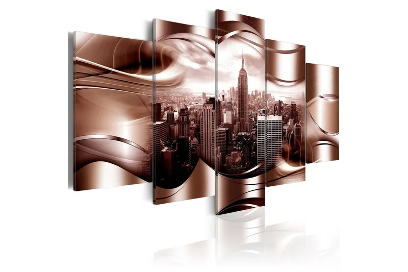 Tavla Burgundy New York 100x50 - Artgeist sp. z o. o. — Artgeist sp. z o. o.