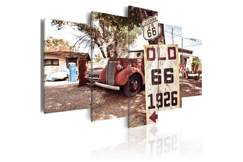 Tavla California Vintage Style 100x50 - Artgeist sp. z o. o. — Artgeist sp. z o. o.