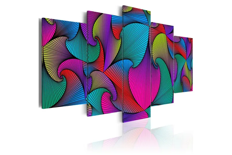 Tavla Carousel Of Colours 100x50 - Artgeist sp. z o. o. — Artgeist sp. z o. o.