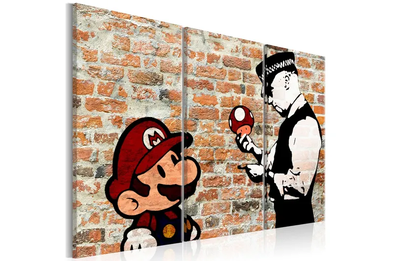 Tavla Caught Mario 90x60 - Artgeist sp. z o. o. — Artgeist sp. z o. o.
