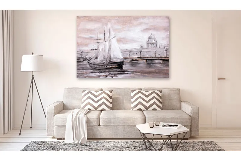 Tavla Charming Port 120x80 - Artgeist sp. z o. o. — Artgeist sp. z o. o.