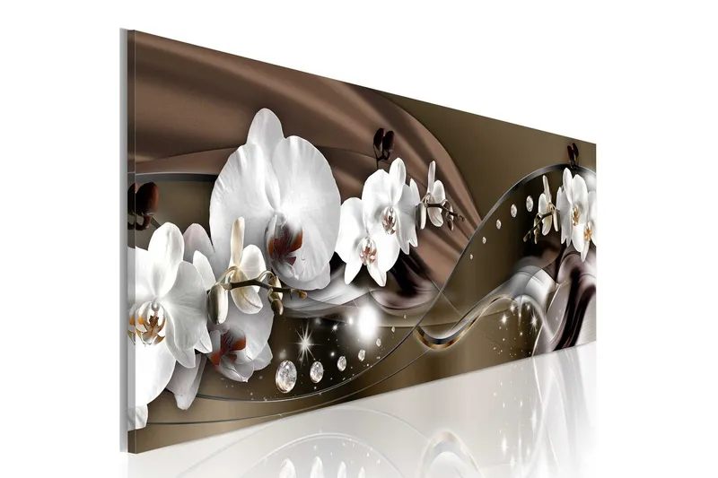 Tavla Chocolate Dance Of Orchid 150x50 - Artgeist sp. z o. o. — Artgeist sp. z o. o.