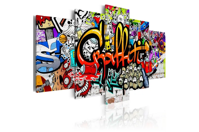 Tavla Colourful Style 200x100 - Artgeist sp. z o. o. — Artgeist sp. z o. o.
