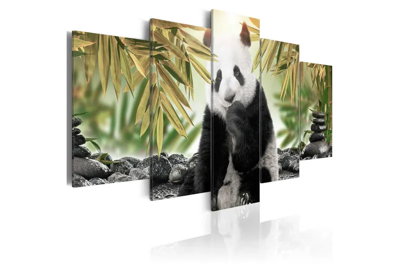 Tavla Cute Panda Bear 200x100 - Artgeist sp. z o. o. — Artgeist sp. z o. o.
