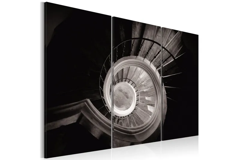 Tavla Down a spiral staircase 90x60 - Artgeist sp. z o. o. — Artgeist sp. z o. o.