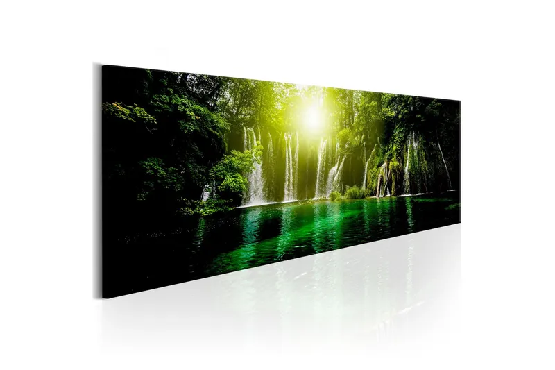 Tavla Emerald Treasure 120x40 - Artgeist sp. z o. o. — Artgeist sp. z o. o.