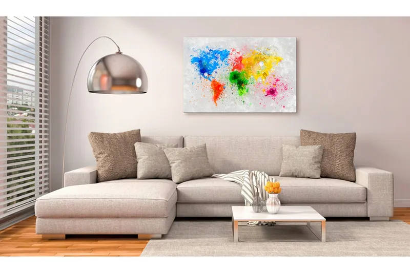 Tavla Expressionism of the World 120x80 - Artgeist sp. z o. o. — Artgeist sp. z o. o.
