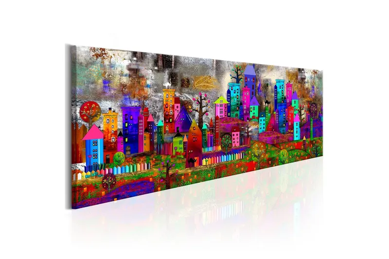 Tavla Fantasy City 120x40 - Artgeist sp. z o. o. — Artgeist sp. z o. o.