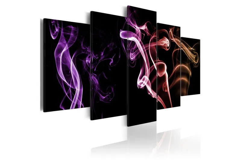 Tavla Färgad Rök 5 St 200x100 - Artgeist sp. z o. o. — Artgeist sp. z o. o.