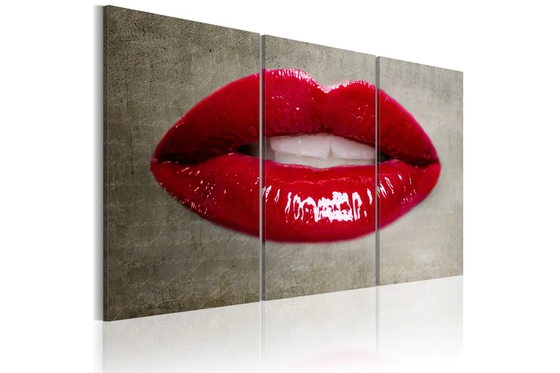 Tavla Female lips 90x60 - Artgeist sp. z o. o. — Artgeist sp. z o. o.