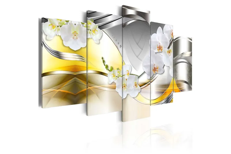 Tavla Flowers Of Future 200x100 - Artgeist sp. z o. o. — Artgeist sp. z o. o.