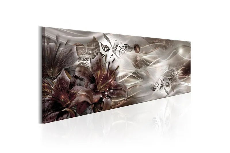 Tavla Flowery Galaxy 150x50 - Artgeist sp. z o. o. — Artgeist sp. z o. o.
