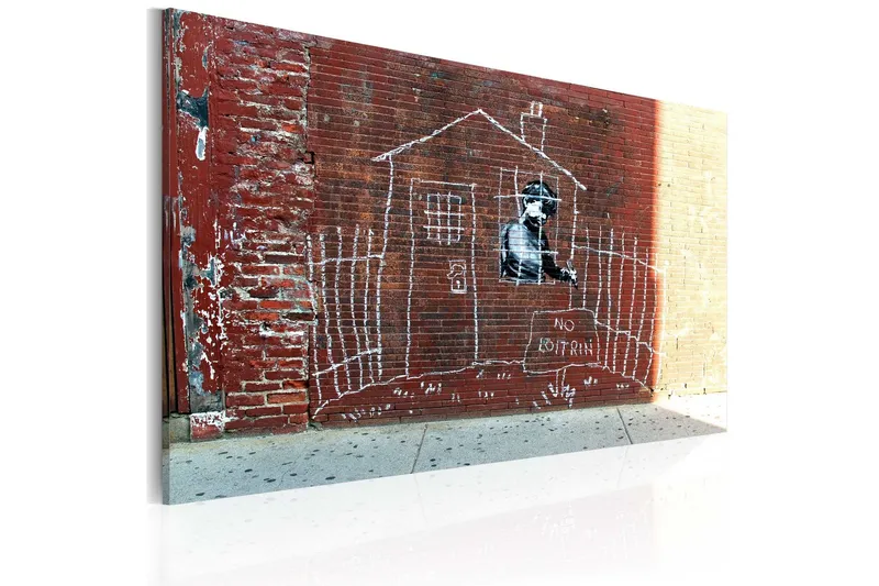 Tavla Grounded Banksy 60x40 - Artgeist sp. z o. o. — Artgeist sp. z o. o.