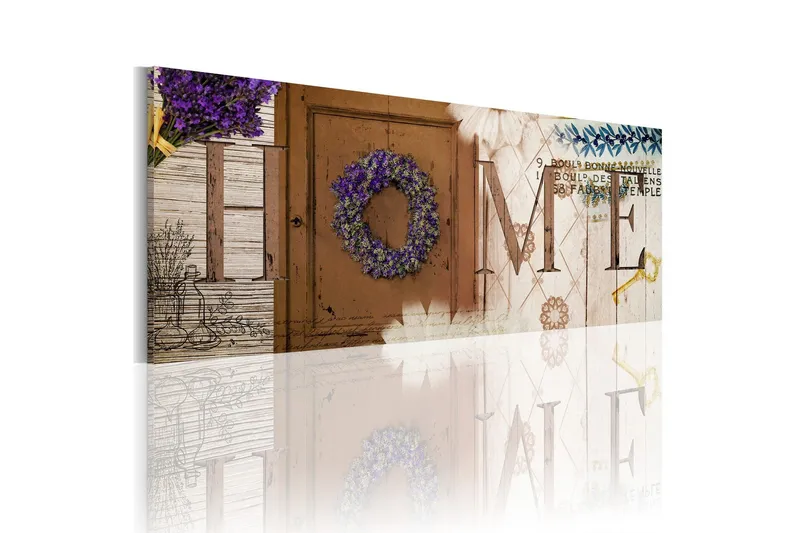 Tavla Heather Wreath 135x45 - Artgeist sp. z o. o. — Artgeist sp. z o. o.