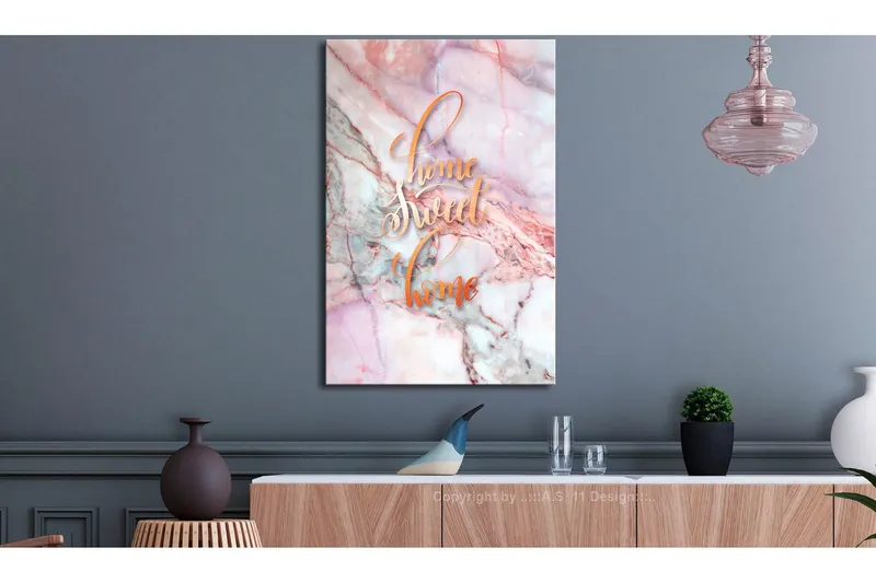 Tavla Home Sweet Home (1 Part) Vertical 60x90 - Artgeist sp. z o. o. — Artgeist sp. z o. o.