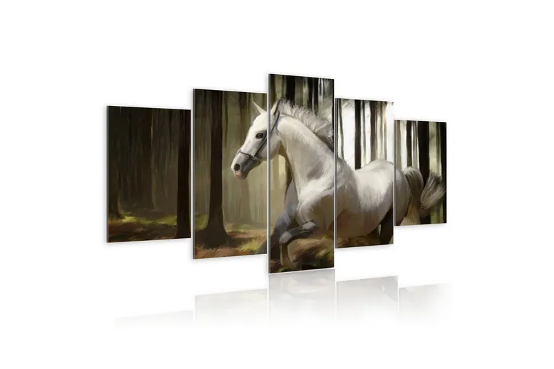 Tavla Horse Running 100x50 - Artgeist sp. z o. o. — Artgeist sp. z o. o.