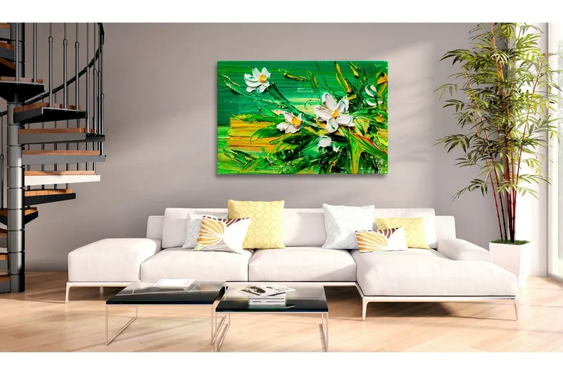 Tavla Impressionist Style: Flowers 120x80 - Artgeist sp. z o. o. — Artgeist sp. z o. o.