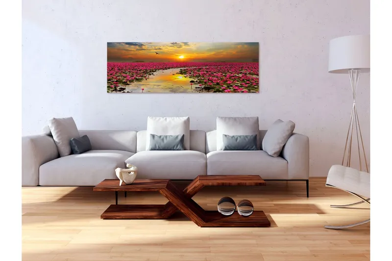 Tavla Lily Field (1 Part) Narrow 150x50 - Artgeist sp. z o. o. — Artgeist sp. z o. o.