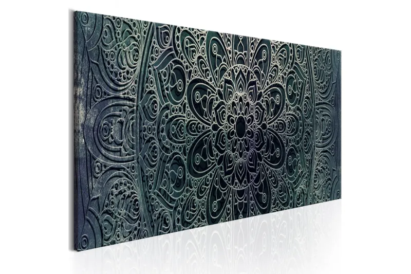 Tavla Mandala Malachite Calm 150x50 - Artgeist sp. z o. o. — Artgeist sp. z o. o.