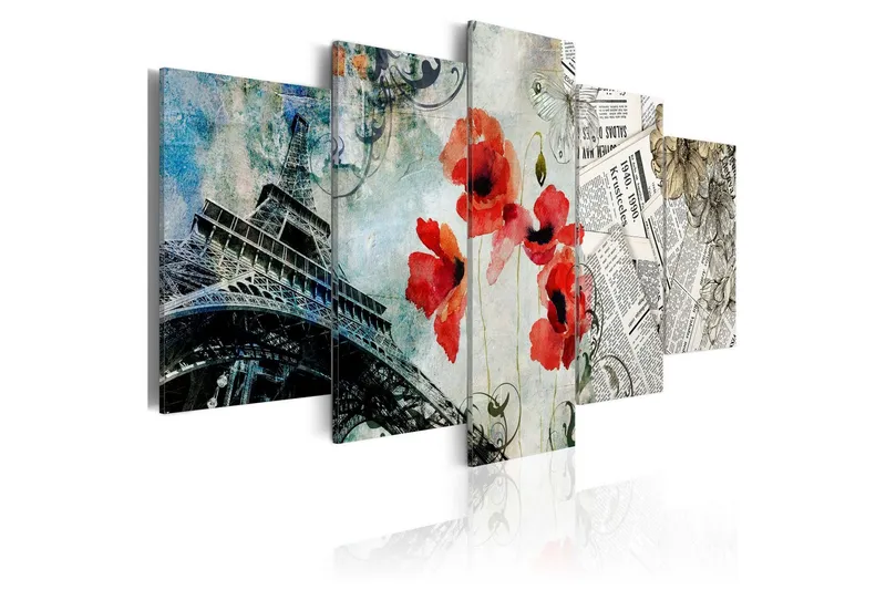 Tavla Memories Of Paris 100x50 - Artgeist sp. z o. o. — Artgeist sp. z o. o.