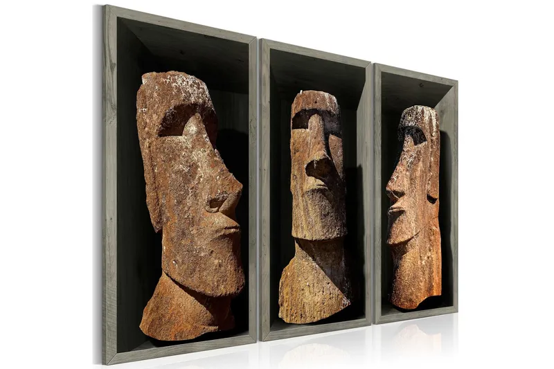 Tavla Moai Easter Island 120x80 - Artgeist sp. z o. o. — Artgeist sp. z o. o.