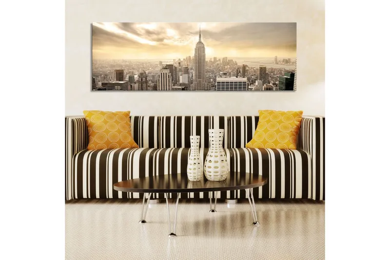 Tavla New York City among the clouds 120x40