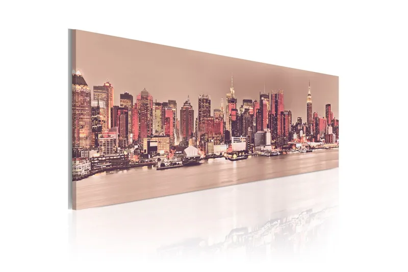 Tavla New York City Of Light 135x45 - Artgeist sp. z o. o. — Artgeist sp. z o. o.