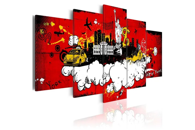 Tavla New York Comic 200x100 - Artgeist sp. z o. o. — Artgeist sp. z o. o.
