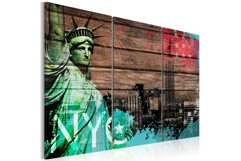 Tavla Nyc Collage Ii 90x60 - Artgeist sp. z o. o. — Artgeist sp. z o. o.