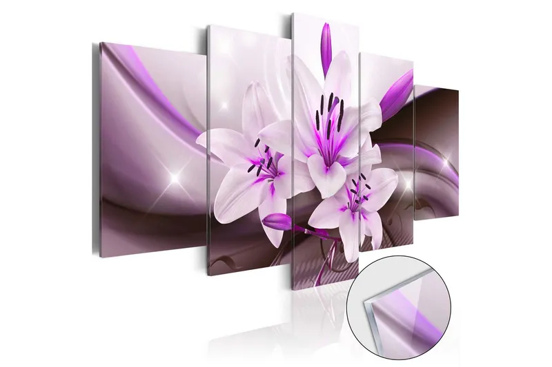 Tavla På Akryl Violet Desert Lily 100x50 - Artgeist sp. z o. o. — Artgeist sp. z o. o.