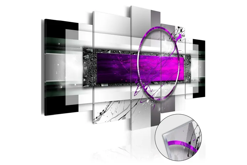 Tavla På Akryl Violet Rim 100x50 - Artgeist sp. z o. o. — Artgeist sp. z o. o.