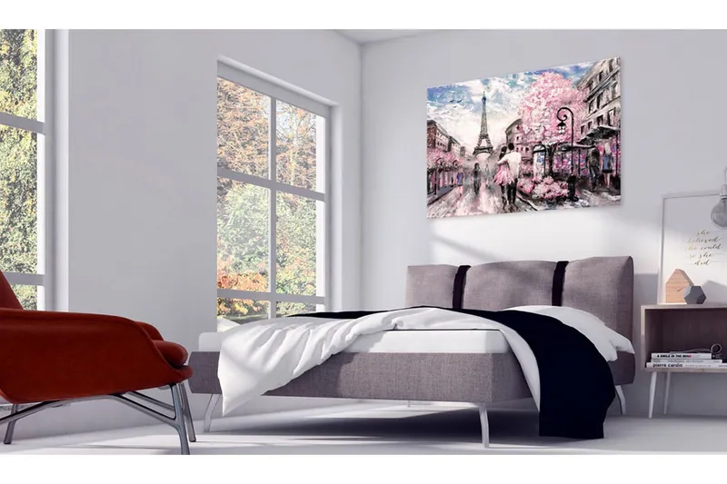 Tavla Pink Paris 90x60 - Artgeist sp. z o. o. — Artgeist sp. z o. o.