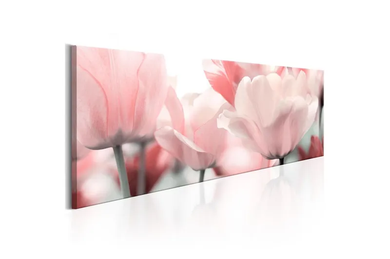 Tavla Pink Tulips 150x50 - Artgeist sp. z o. o. — Artgeist sp. z o. o.