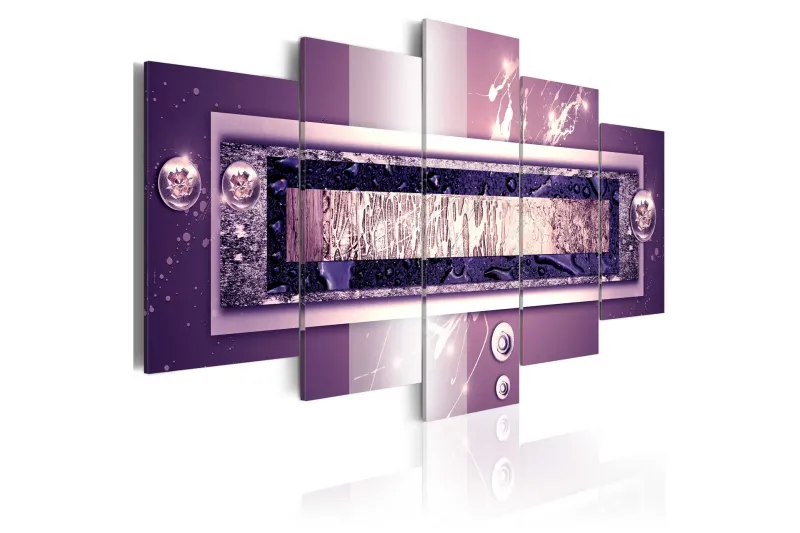 Tavla Purple Cascade 100x50 - Artgeist sp. z o. o. — Artgeist sp. z o. o.