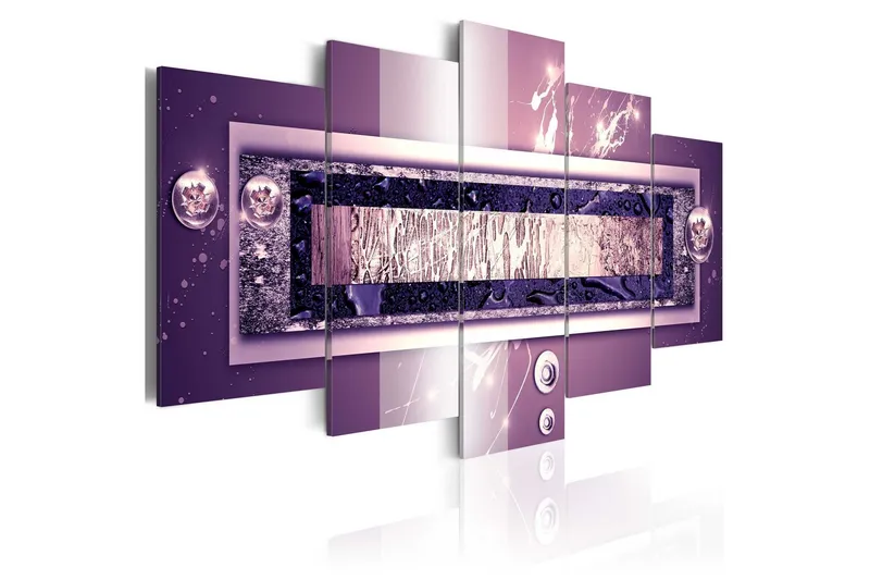 Tavla Purple Cascade 200x100 - Artgeist sp. z o. o. — Artgeist sp. z o. o.