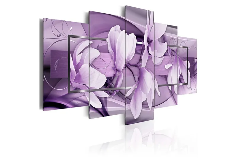 Tavla Purple Wave 200x100 - Artgeist sp. z o. o. — Artgeist sp. z o. o.