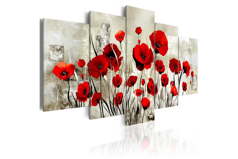 Tavla Scarlet Field 200x100 - Artgeist sp. z o. o. — Artgeist sp. z o. o.