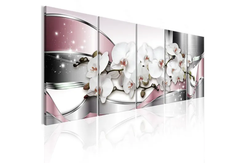 Tavla Shiny Orchids 225x90 - Artgeist sp. z o. o. — Artgeist sp. z o. o.