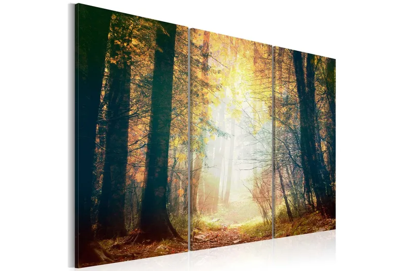 Tavla Skönheten Höst Triptych 60x40 - Artgeist sp. z o. o. — Artgeist sp. z o. o.