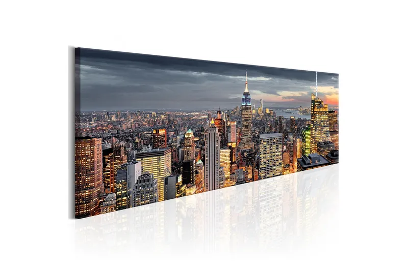 Tavla Sleepless in the City 135x45 - Artgeist sp. z o. o. — Artgeist sp. z o. o.